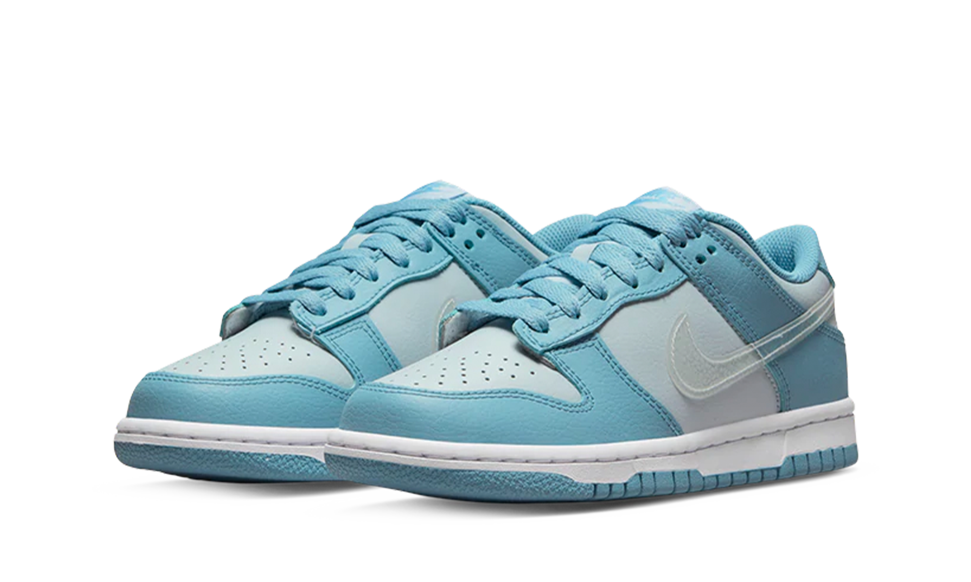 Dunk Low Blue Clear Swoosh