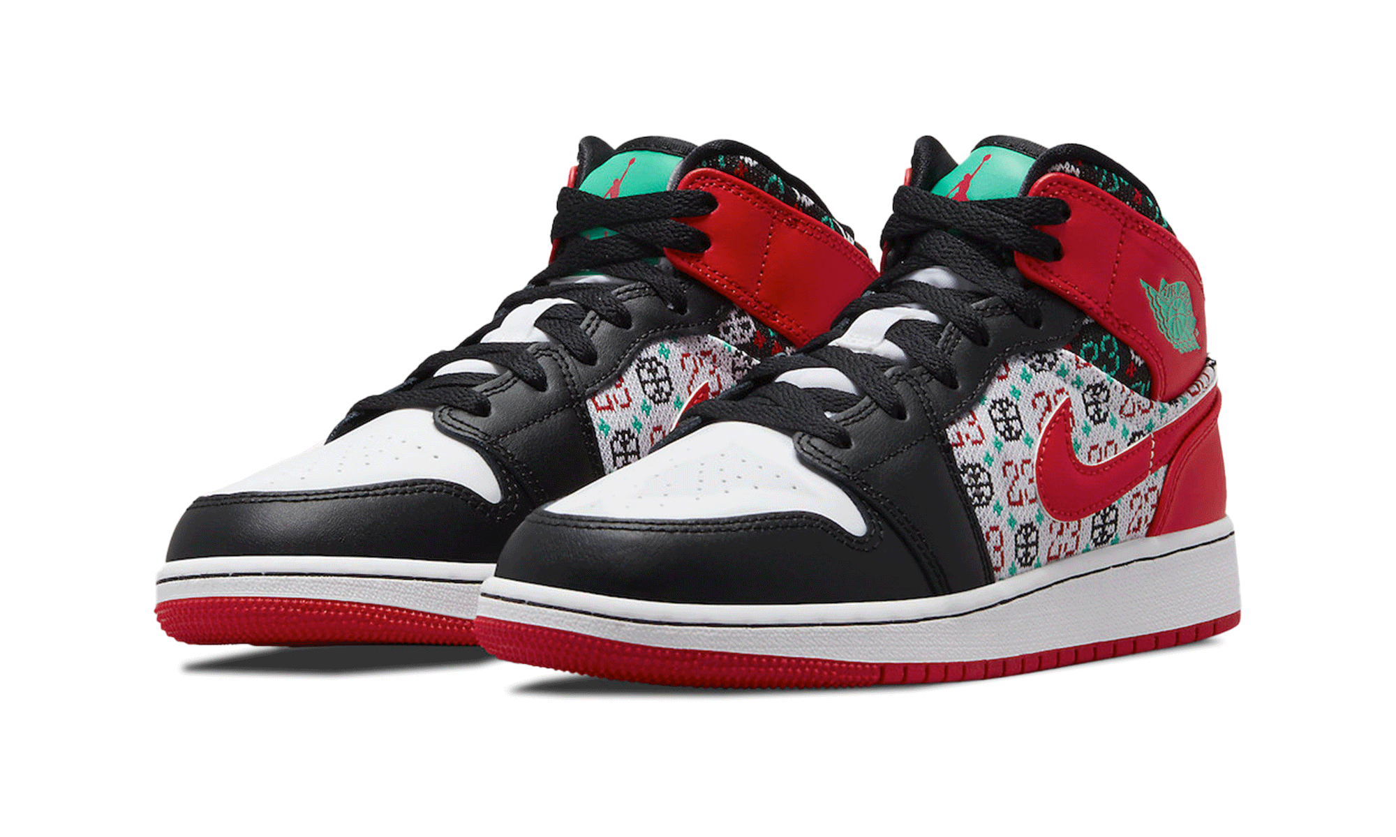 Air Jordan 1 Mid Christmas Sweater GS