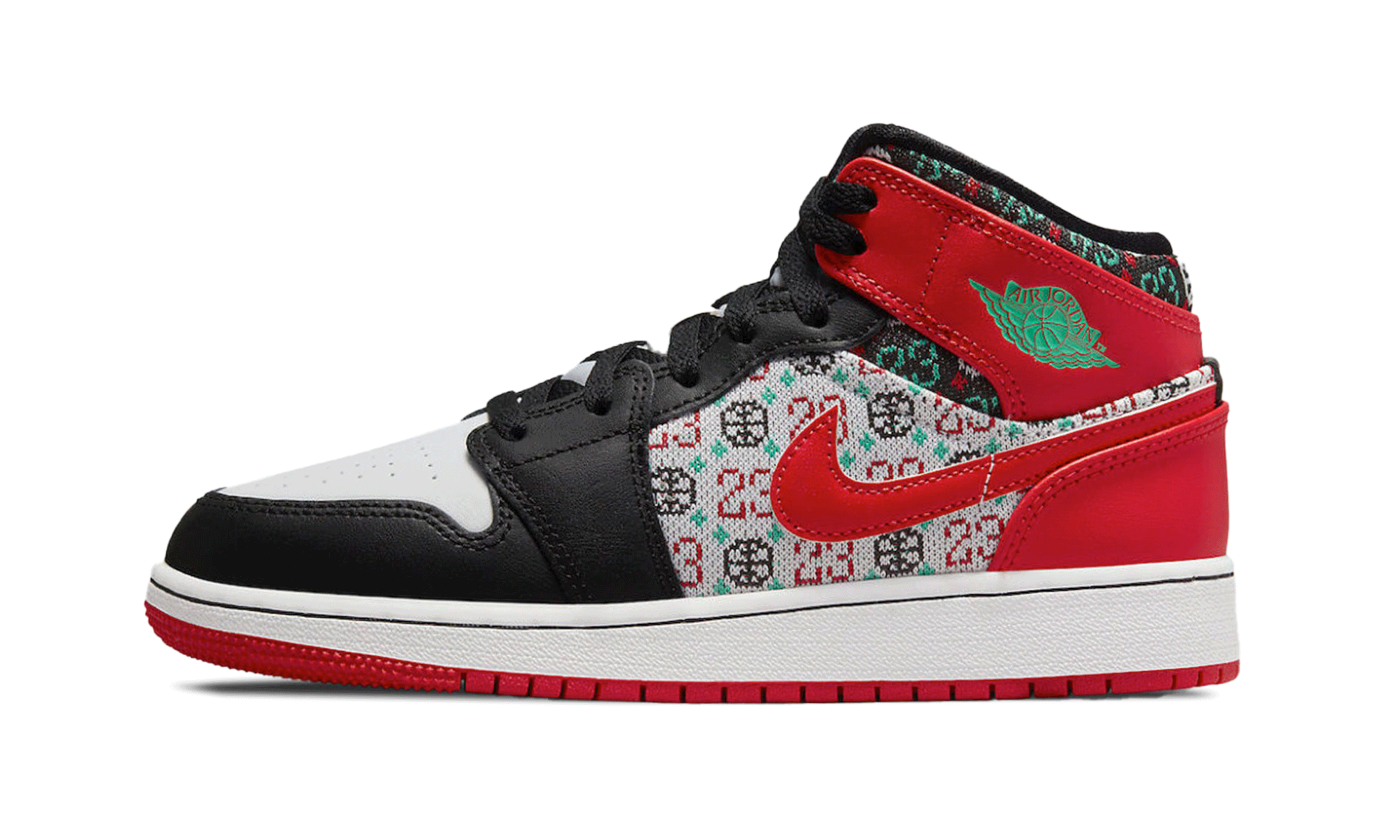 Air Jordan 1 Mid Christmas Sweater GS