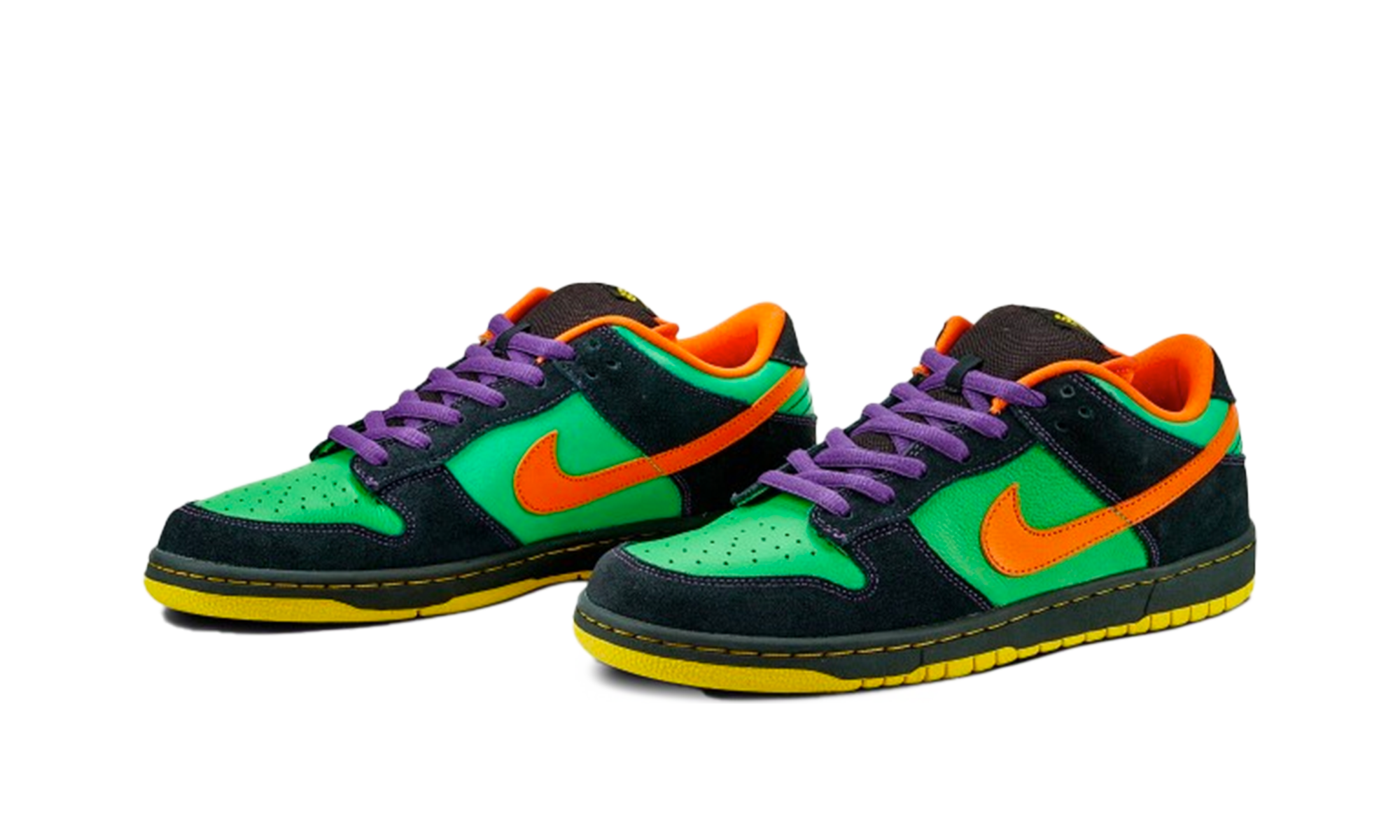 Dunk Low Green Spark Hoop Orange