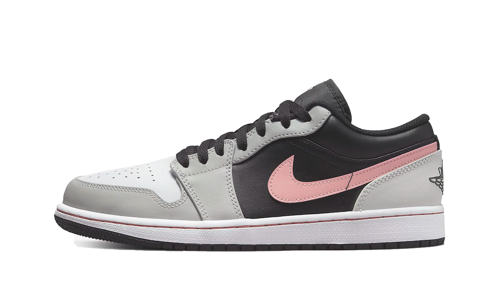 Jordan 1 Low Black Grey Pink