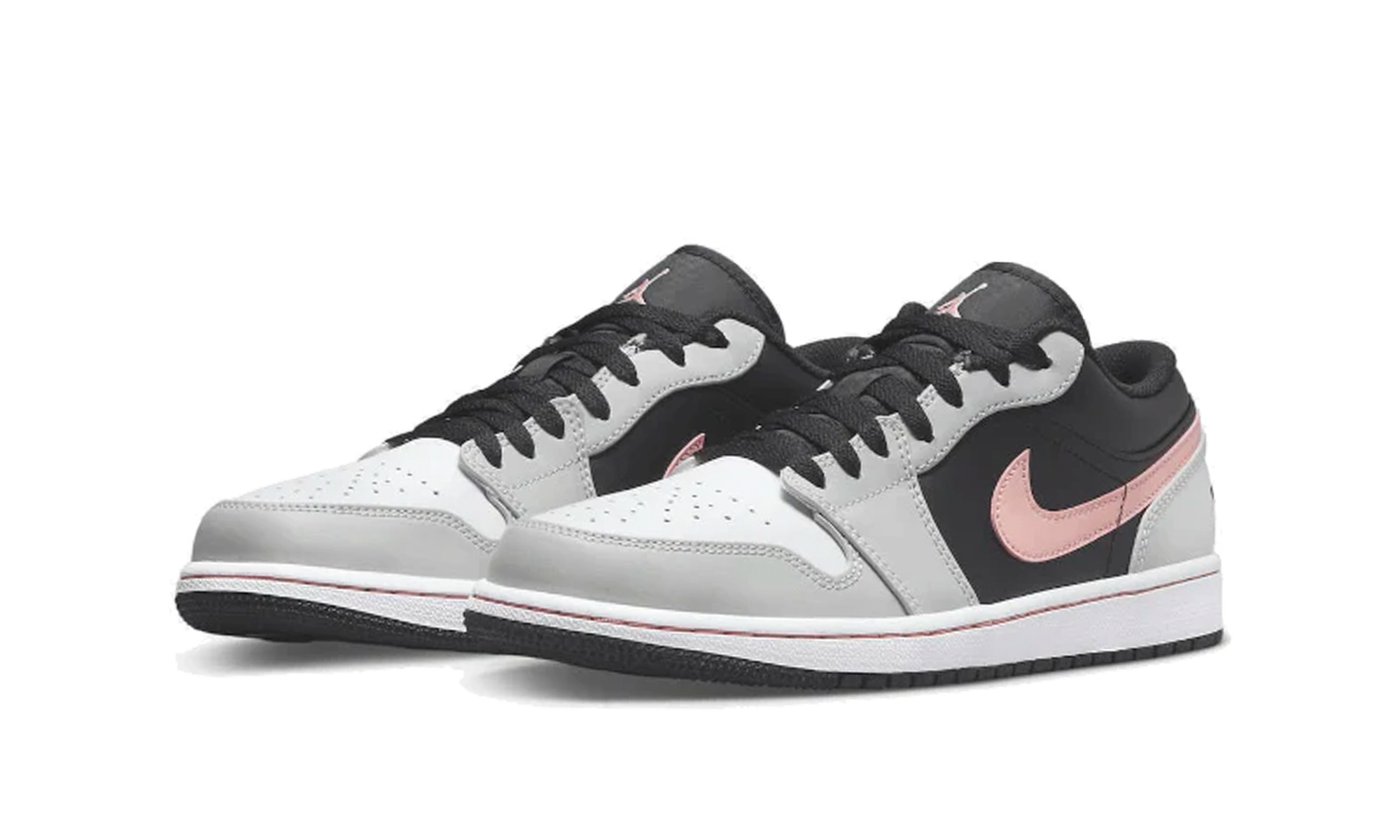 Jordan 1 Low Black Grey Pink