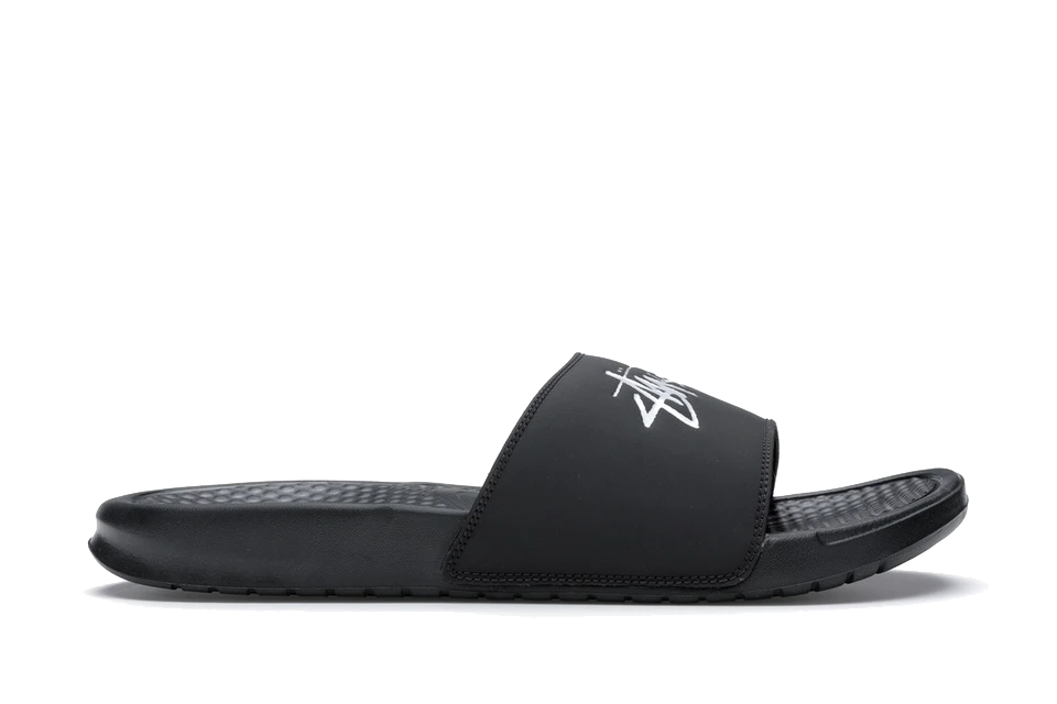 Stussy x Nike Benassi Preto Chinelo